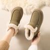 Ladies Shoes Elegant With Low Heels Round Toe Women's Snow Boots On Slip Chic Large Size Warm Spring Autumn High Quality Y2k Hot