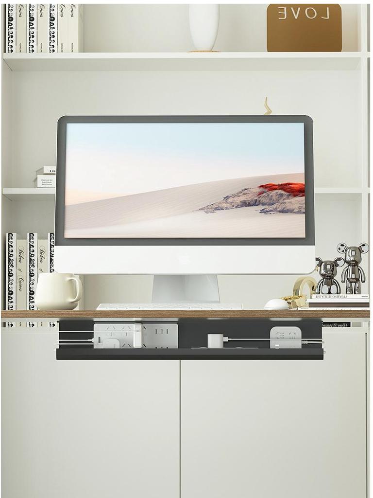 Органайзер-лоток для управления кабелями под столом