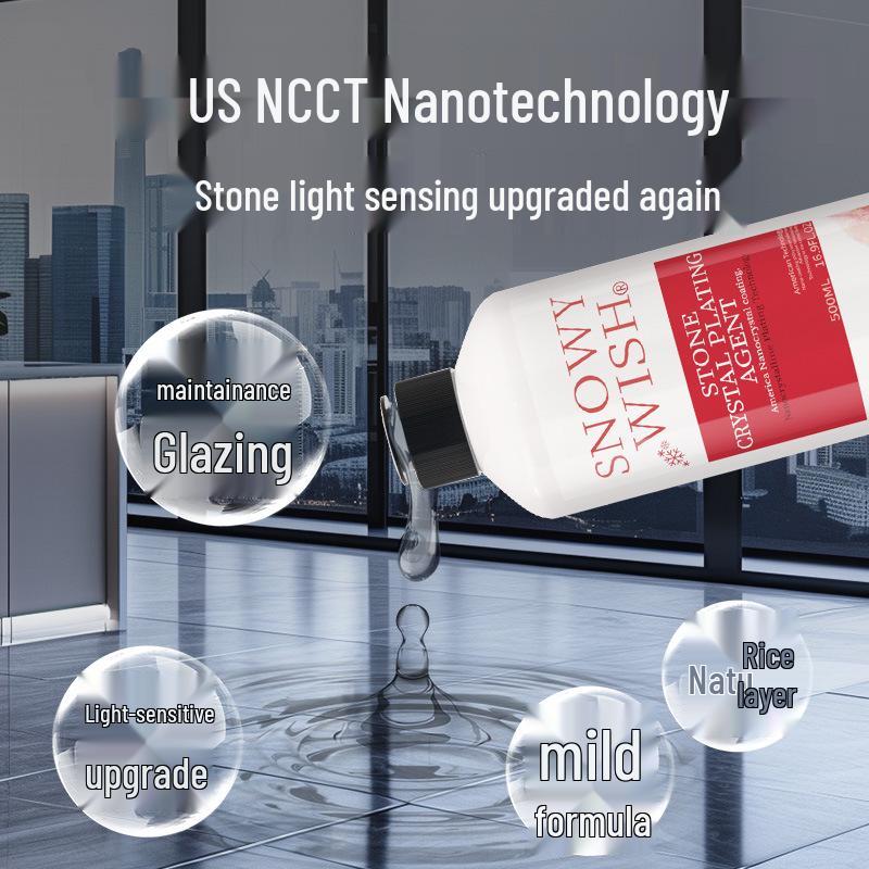 New Stone Crystal Agent: Tile Brightening & Polishing Paste for Restoring Quartz and Glazed Surfaces