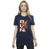 DC Comics Womens/Ladies The Flash Run Cotton Boyfriend T-Shirt