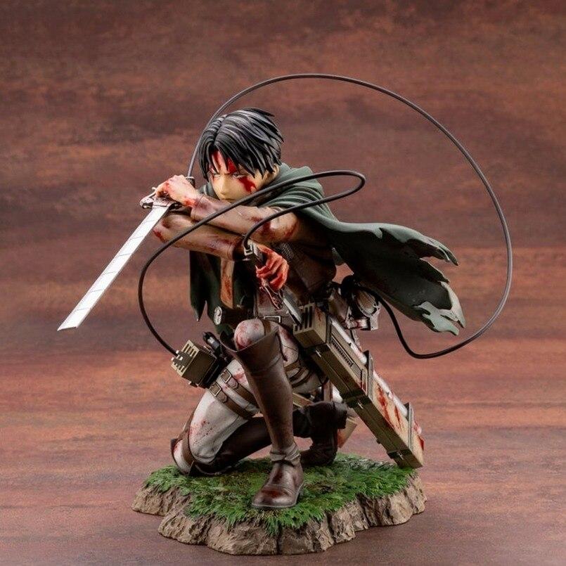 18cm Attack On Titan Figure Rival Ackerman Action Figure Package Ver .Levi Pvc Action Figure Rivaille Collection Model Toys