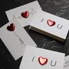 Cards Valentines Day Gift Love Postcard Wedding Invitation Greeting Cards Anniversary For Her Valentines Day Card Party Supplies