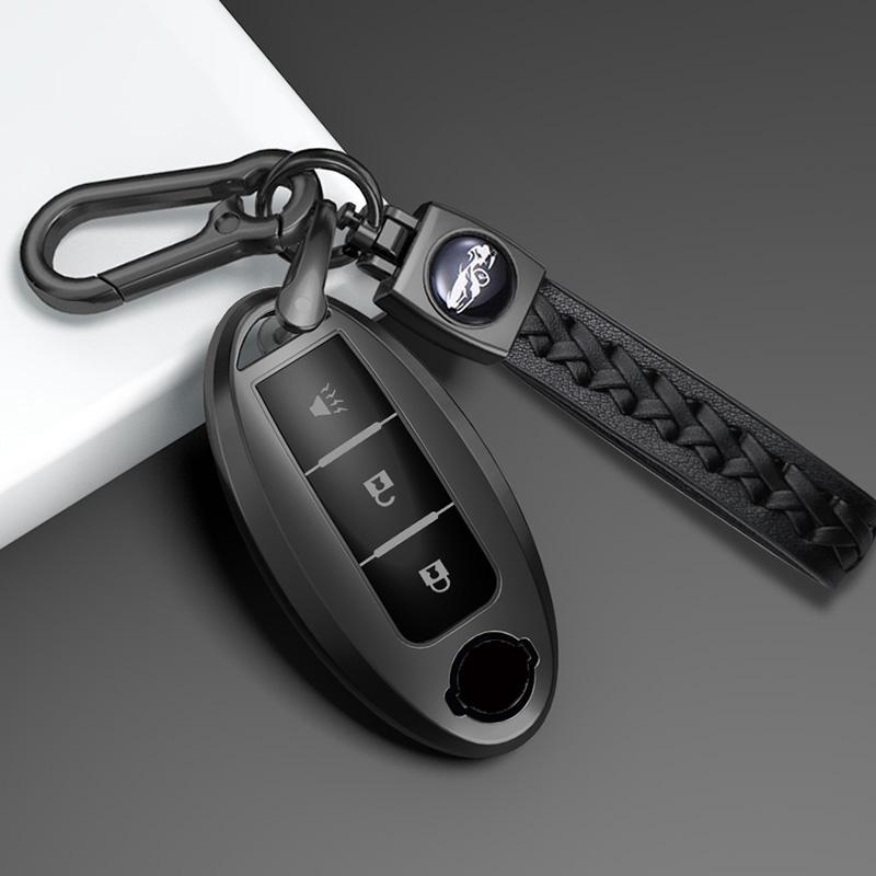 ТПУ Чехлы для ключей автомобиля для Nissan Juke X-trail Qashqai Micra Leaf Note Murano Lafesta 2 кнопки Умный пульт дистанционного управления Защитная крышка
