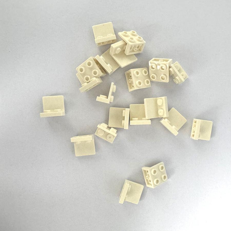 20 шт. Подставка для фигурок, базовая пластина 99207, кронштейн 1x2, 2x2, перевернутые строительные блоки, кронштейн для демонстрации фигурок своими руками, сборка кирпичных игрушек