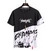 New Summer Men's Fashion T-shirt Personality Montage Printed Men's T-shirt Top