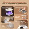 Массажер для спа-ванны для ног Педикюр с теплом и пузырьками Массажер для спа-салона для ног с мини-точечными массажными точками и контролем температуры 110 В