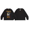 Japanese Vintage Long Sleeve T-Shirt Cartoon Animal Print Loose Fit Teens