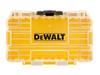 DeWalt ToughCase Хранение инструментов Прозрачный Съемный Штабелируемый и Мелкие предметы (Маленький) Органайзер, Коробка, Кейс, Крышка, Лоток, Хранение, Винты, Биты,