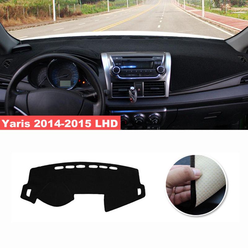 Для Toyota Yaris XP130 2014 2015 автомобильный коврик для приборной панели солнцезащитный козырек коврики защитные аксессуары