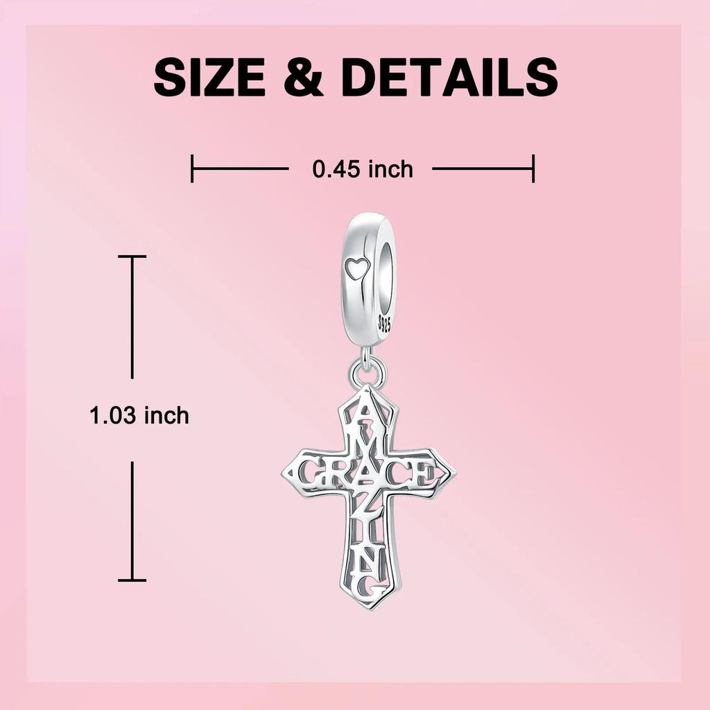 925 Silver Red Heart & Mum Dangle Love Forever Charm Fit 4MM Hole Diamete Bracelet DIY Jewelry for Women Bracelet Beads