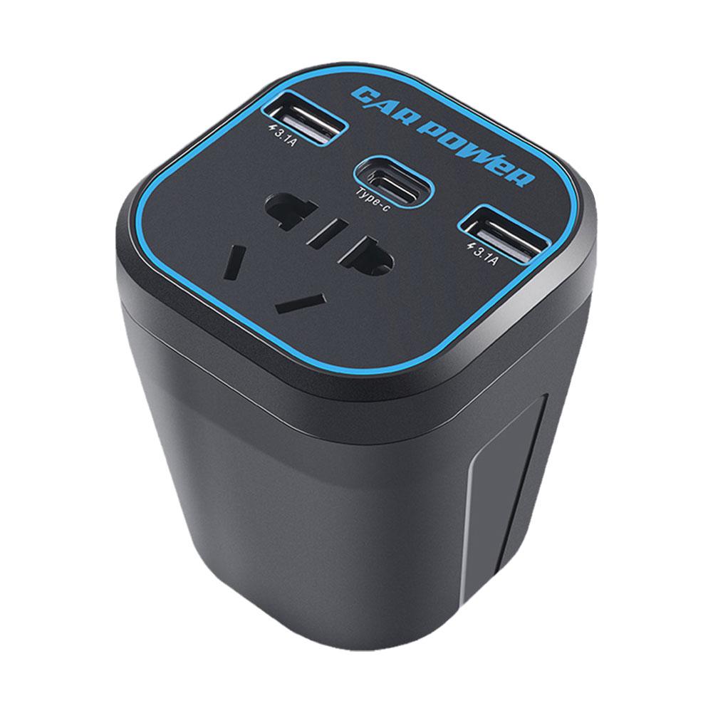 Car Power Inverter 12V/24V TO 220V Converter Type-C Multi-function Charger Socket 3.1A Fast Charger Car Power Converter