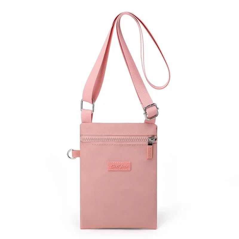 Canvas  and Mini Nylon Phone Zero Version Mobile Sweet Korean Bag Neck Versatile Fresh Shoulder Girl Bag Cross-body Purse