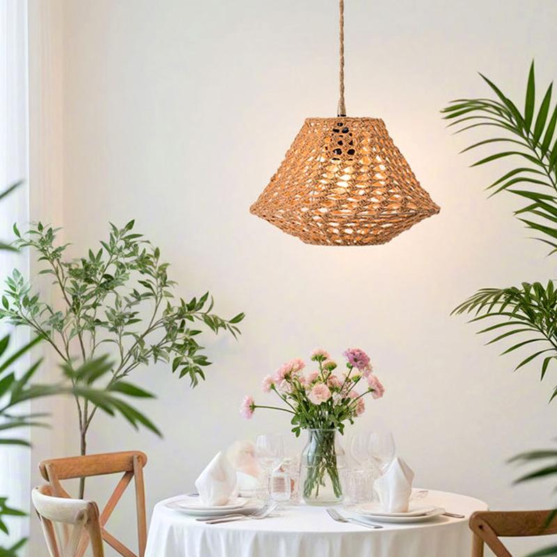 1 шт. ручной работы вязаный богемный хлопковый канат напольная лампа абажур потолочные светильники люстра крышка лампы настенный подвесной