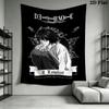 Death Note Wall Tapestry Aesthetic Wall Hanging Printed Fabric Blanket Decorative Tapestries for Bedroom Living Room Home Decor