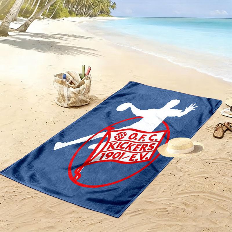 Kickers Offenbach Print Beach Towel, Large Soft Quick Dry Towel for Beach Camping Swimming