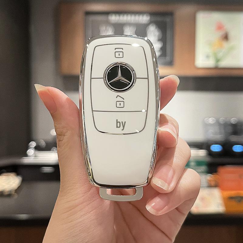 Футляр для ключей Mercedes-Benz: Совместимо с C260L, E300L, A200L, C/E-Class, GLC, GLE350, GLA - Унисекс Дизайн