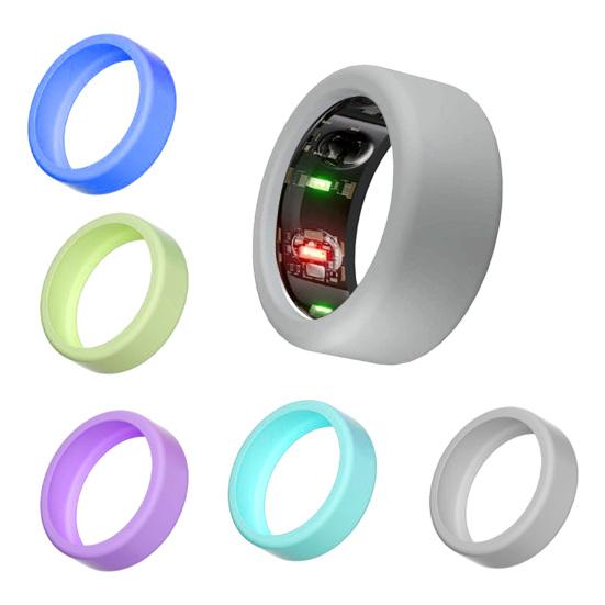 Силиконовый чехол jijijing для Oura Ring 5, Умная защита, Мягкий чехол от царапин, Защитный щиток, Размеры 6-13