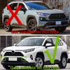 1pcs Car Front Bumper Trailer Hauling Cap Lid Trim Tow Hook Cover Up Or Down For Toyota RAV4 2020 2021 2022 2024