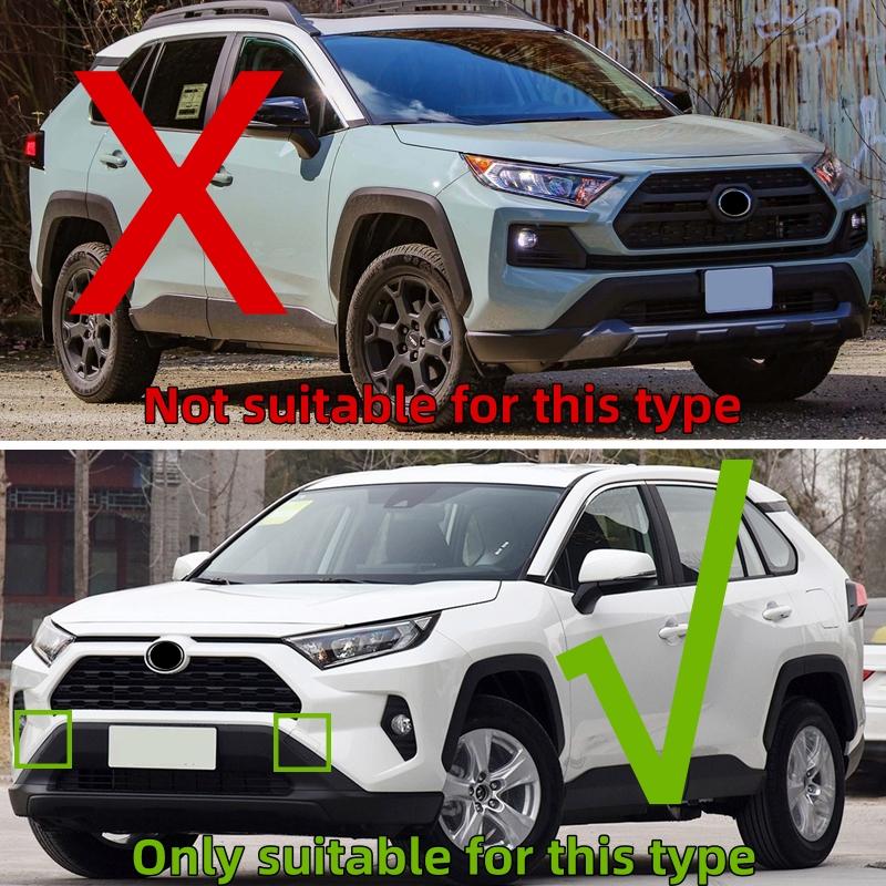 1pcs Car Front Bumper Trailer Hauling Cap Lid Trim Tow Hook Cover Up Or Down For Toyota RAV4 2020 2021 2022 2024