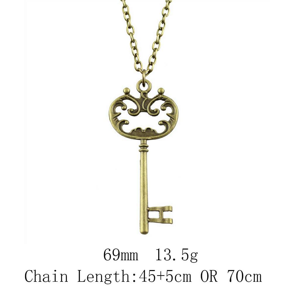 Ожерелья на годовщину свадьбы, женские полые смоляные фоторамки, ключи, длинная цепочка, ожерелье для рюкзака, цепочка, ожерелье