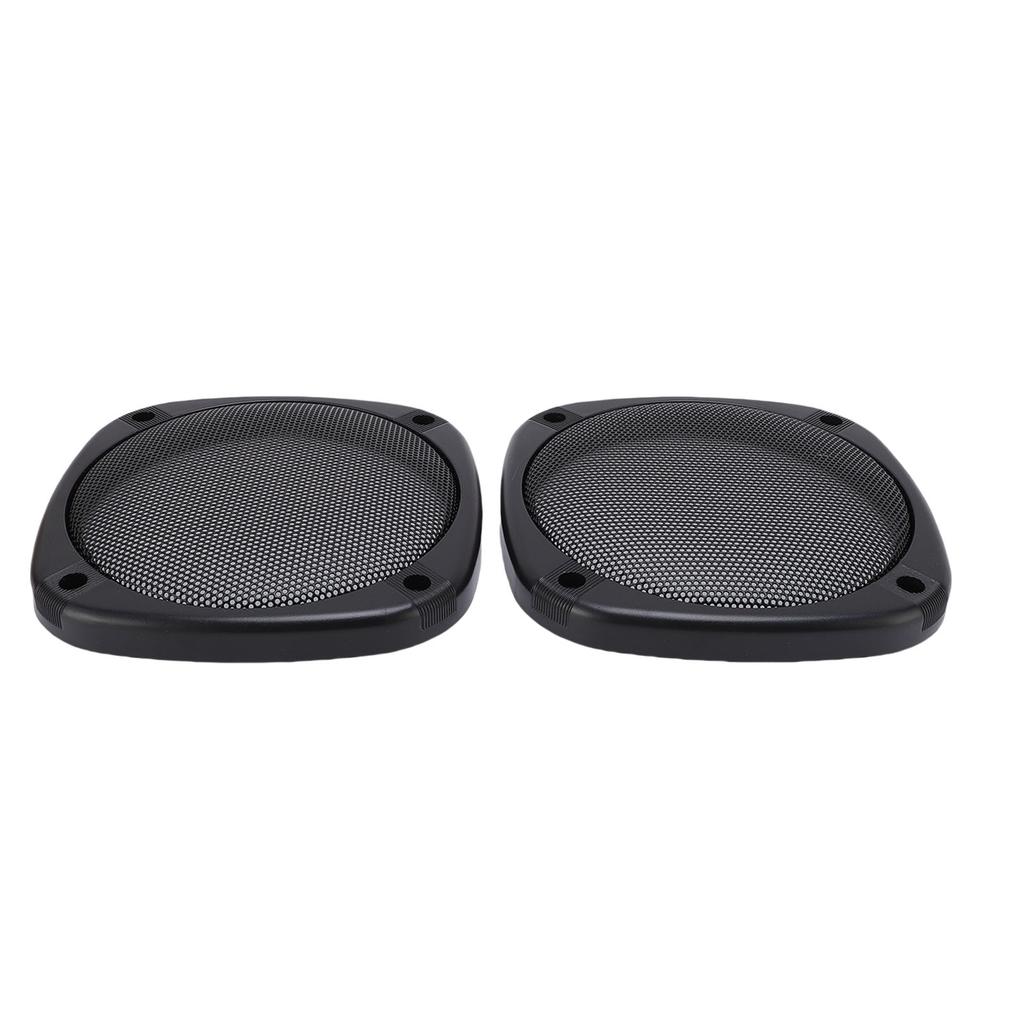2Pcs Ceiling Speaker Grille Covers Commercial Metal Mesh Car Decorative Grills Accessory Part with 8 Mouting Screws