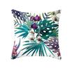 Tropical Pillow Cover Polyester Printed Leaf Cushion Case Sofa Home Decor xcm Bedroom Living Room Throw Pillowcase Gift