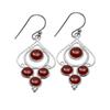 Natural Pearl Gemstone Earrings Solid 925 Sterling Silver Handmade Earrings Jewelry Gift For Women And Girls E-373