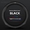 Car Anti-slip Suede Carbon Fiber Steering Wheel Cover For AQ2 TT A3 A4 A5 A6 A7 A8 S3 S4 S5 S6 RS3 RS4 RS5 Q2 Q3 Q5 Q7 Q8 SQ5