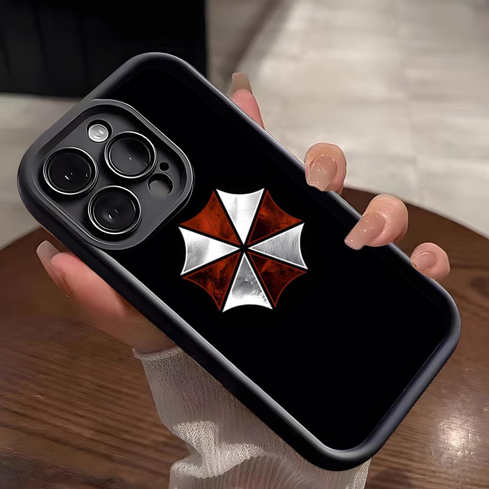 Чехол для телефона Resident Evil Umbrella для iPhone 17 Pro Max 15 Pro 16 14 Plus 12 13 Mini 11 Pro Ударопрочный Мягкий Чехол