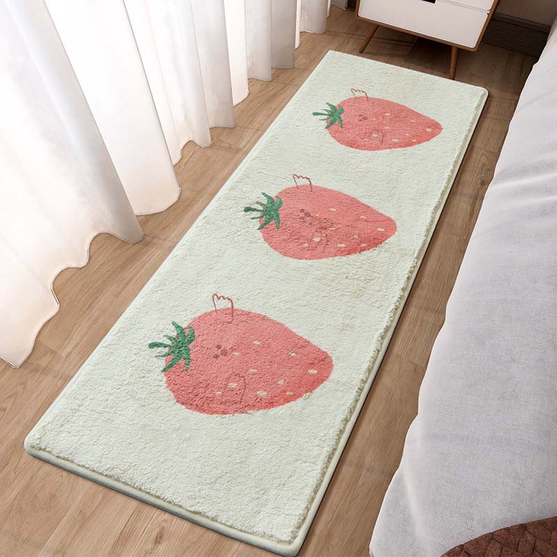 Cute Girls Bedroom Carpet Super Soft Thicken Plush Bay Window Mat Bedside Floor Mat Child Cartoon Foot Rugs for Bedroom