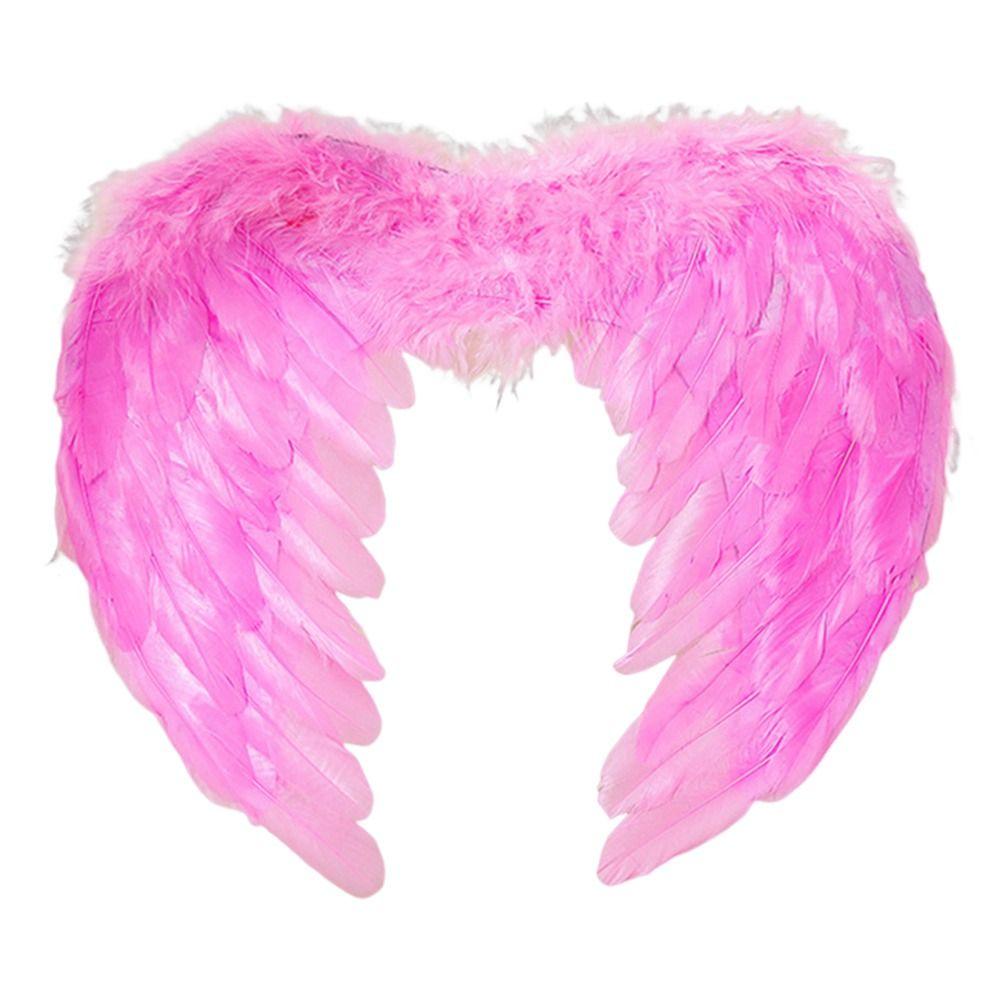 Handmade Feather Wings White Angel Wings Creative Cosplay Little Wings Party