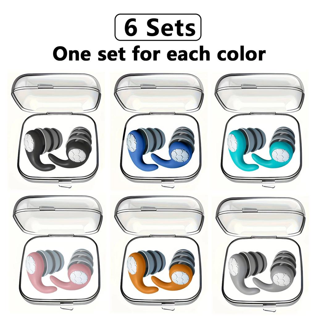 HUAK 1 пара мягких силиконовых берушей - Шумоподавляющие, Удобная посадка, для сна, плавания, создания тихой обстановки