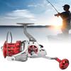 Large Metal Light Line Cup Sea Pole Spinning Reel Wheel with 18 Shaft Folded HandleTS8000