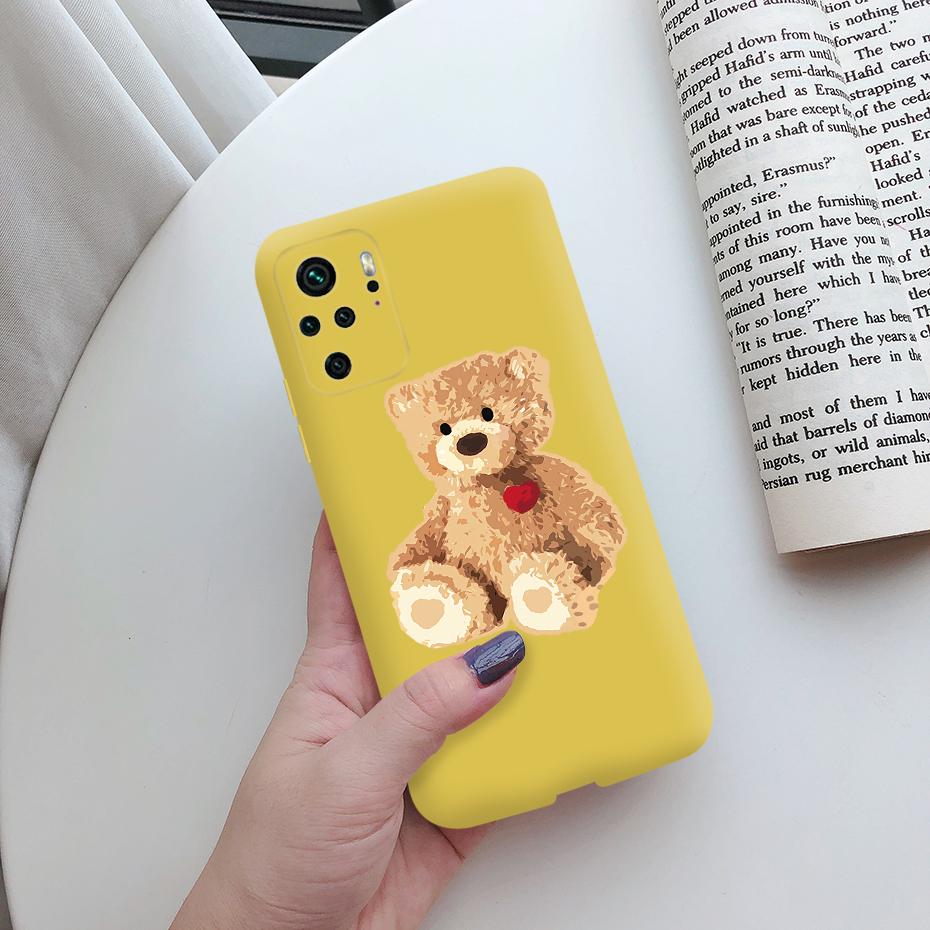 For Xiaomi Redmi Note 10 Phone Case TPU Soft Silicon Cute Pattern Back Cover for Xiomi Xiaomi Redmi Note 10 note10 Pro 10s Cases