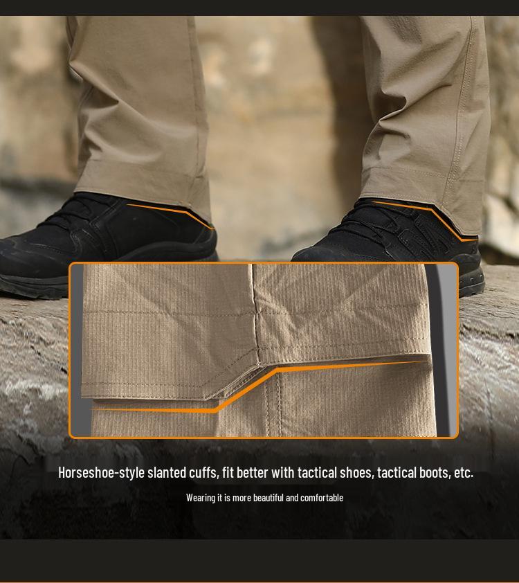 Мужские тактические брюки Angken быстросохнущие - Ультратонкие, дышащие, боевые брюки с множеством карманов для весны/лета.