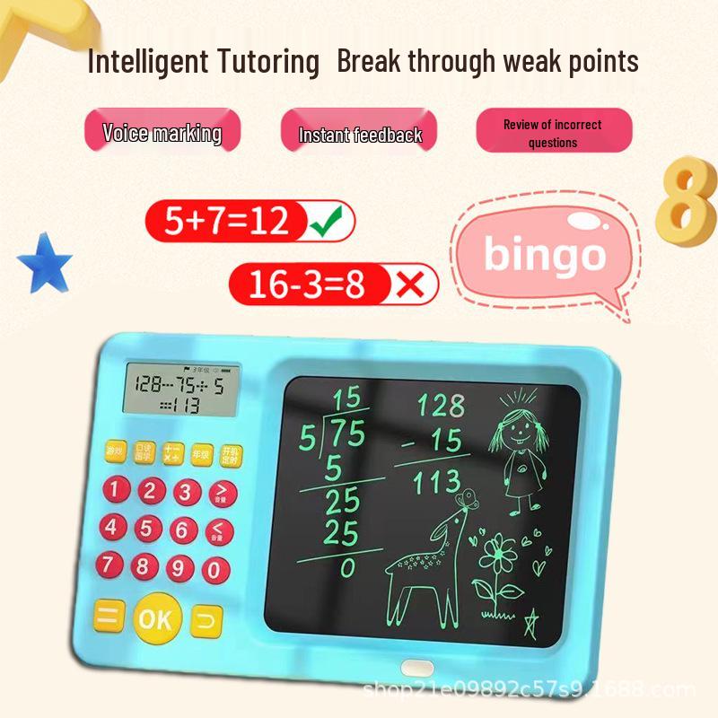 Детский тренажер по ментальной арифметике: ЖК-планшет для письма и рисования для практики математики