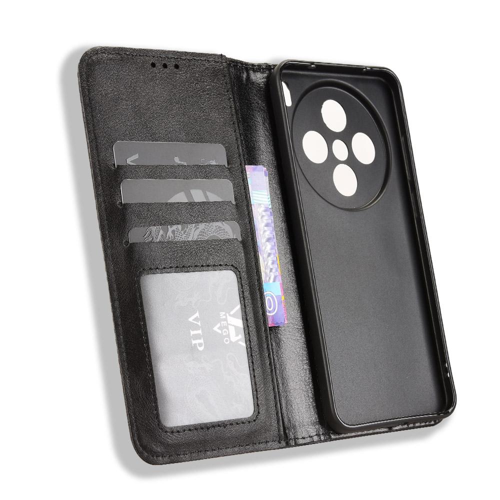 For vivo X200s 5G Leather Case Wallet Stand Retro Texture Phone Cover