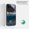 Пышный лес из листьев Подходит для iPhone 16E 17 Pro Max 15 Pro 14 13 Plus 12 mini 11 16 Air 17Pro Магнитный Стеклянный Чехол для Телефона