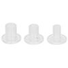 24 Pairs High Heel Protector Transparent PVC Heel Cover Repair Cap 3 Sizes for Walking
