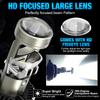 2Pcs H7 Bi Led Projector Car Headlight Bulbs 1:1 Wireless H4 LED H11 H8 9005 HB3 9006 HB4 Lens 60000Lm 80W Plug&Play Mini Auto Lamp 6500K 12V LHD