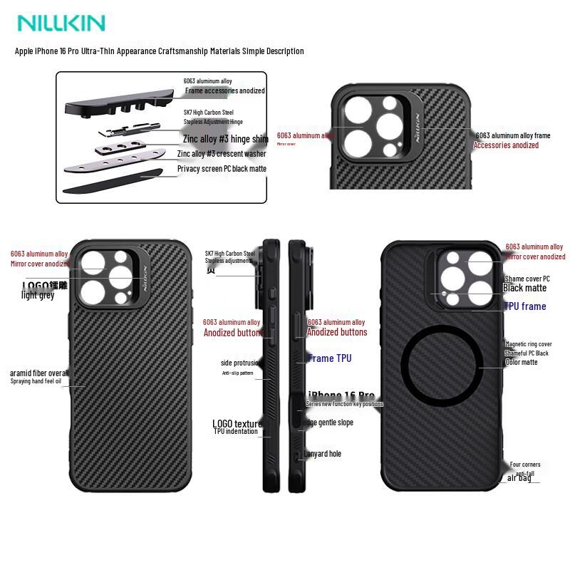 Nillkin Aramid Fiber Magnetic Phone Case