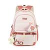 Women's Color Block School Bag Large Capacity Junior High School Student Backpack