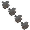 4PcsSet Resin Brake Pads Semi Metal Heat Resistance Bicycle Disc Brake Pads Replacement for