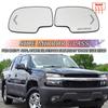 Left Right Door Side Heated Wing Mirror Glass Rearview Plate for Chevy Chevrolet Avalanche Silverado Suburban Tahoe 1500 3500