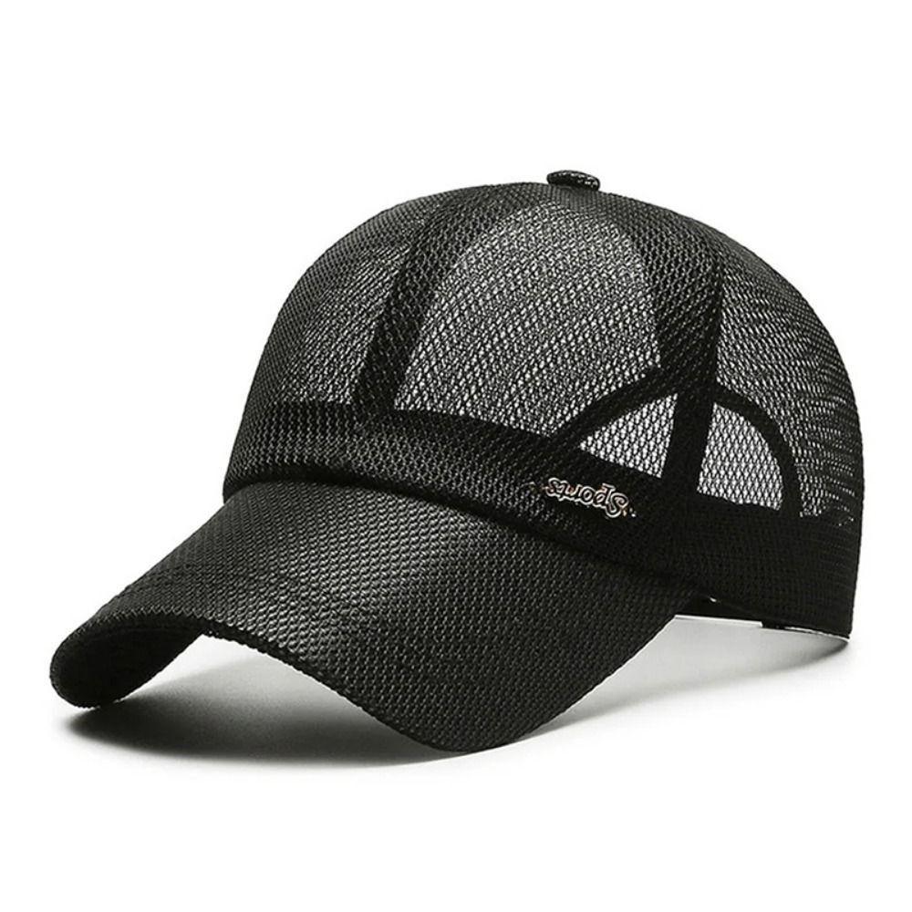 Быстросохнущая бейсболка с сеткой Letter Mesh, дышащие спортивные сетчатые кепки, солнцезащитные шляпы, бейсболки Snapback унисекс