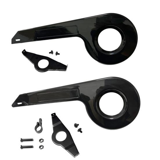 1 Set Bike Chain Guard Cover Lightweight Easy Installation Chainring Protector Bicycle Wheel Crankset Protection Cycling Accessories
