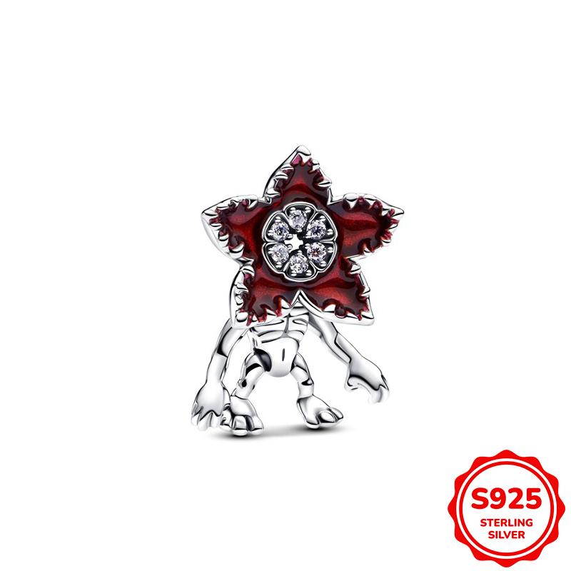 Оригинальные белые бусины-шармы в виде щенка, креветки-богомола и ленивца, подходят для браслета/ожерелья 3 мм для женщин, роскошный подарок для изготовления DIY-украшений