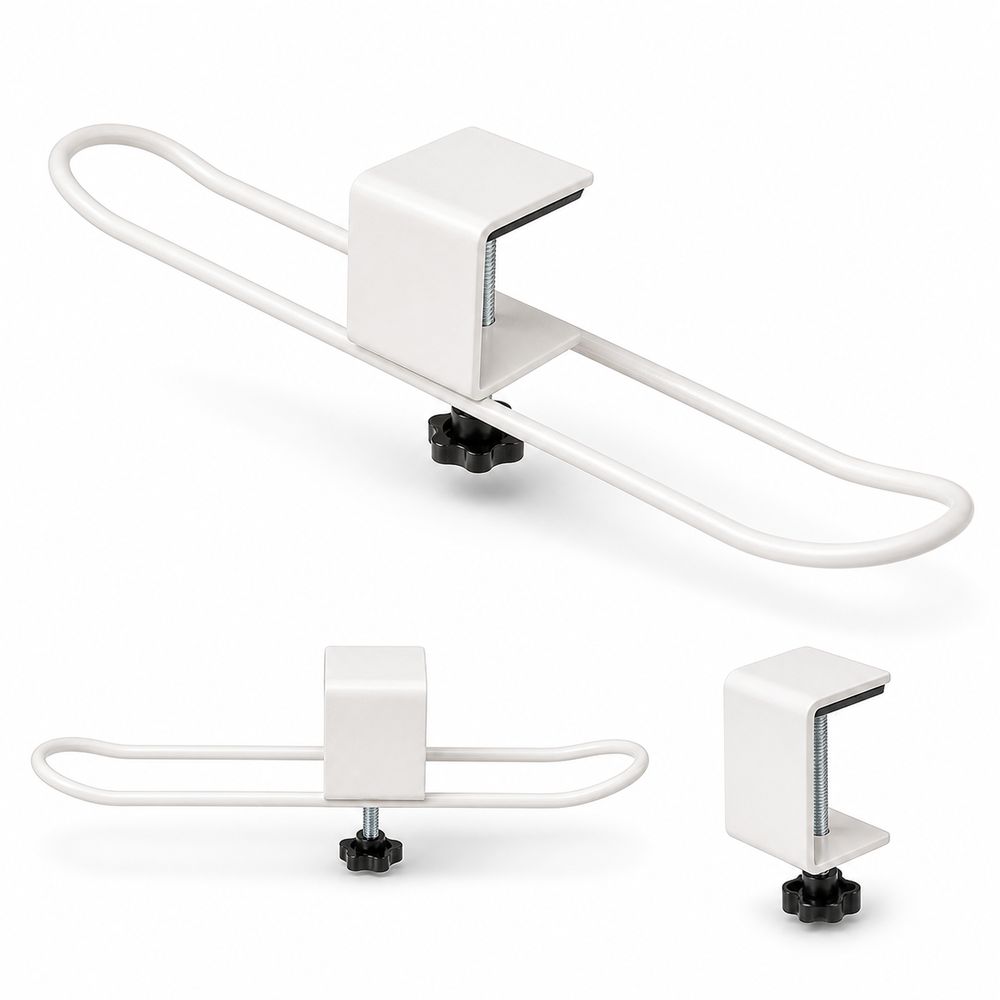 Clamp On Desk Side Hook Adjustable Table Backpack Holder New Desk Mounted Hook Home Office