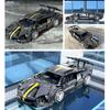 Технические Lamborghinied Bat Спортивный автомобиль Строительные блоки Углеродное волокно Собрать модель транспортного средства Кирпичи Детские игрушки Рождественские подарки
