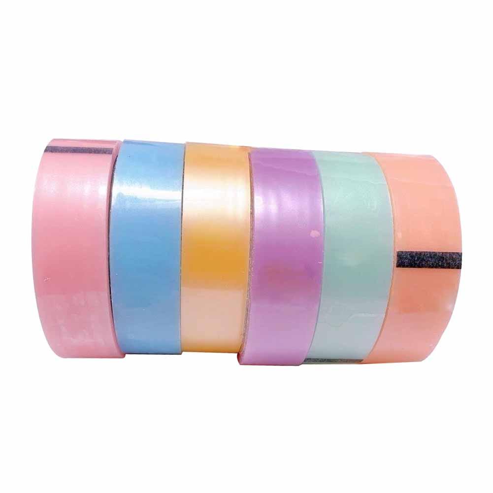 6 рулонов липкая лента для мячей от стресса цветная сенсорная лента для взрослых игрушка-липучка от стресса Y1F8